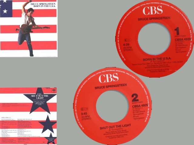 Bruce Springsteen - BORN IN THE USA / SHUT OUT THE LIGHT